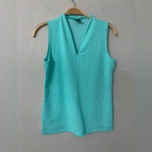 LIKE NEW PEACHY TAN TEAL TENNIS SET SIZE: S